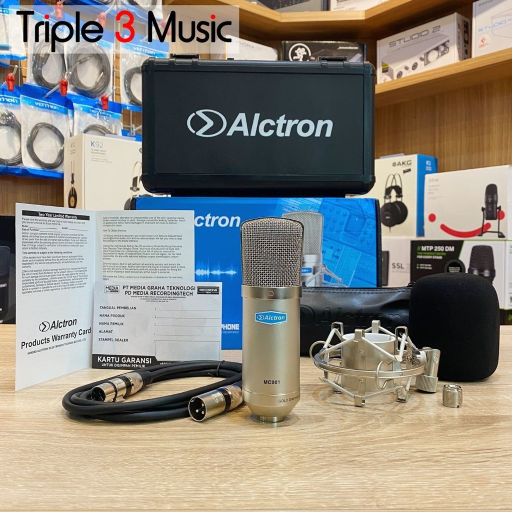 Alctron MC001 MC 001 Microphone condenser mic XLR