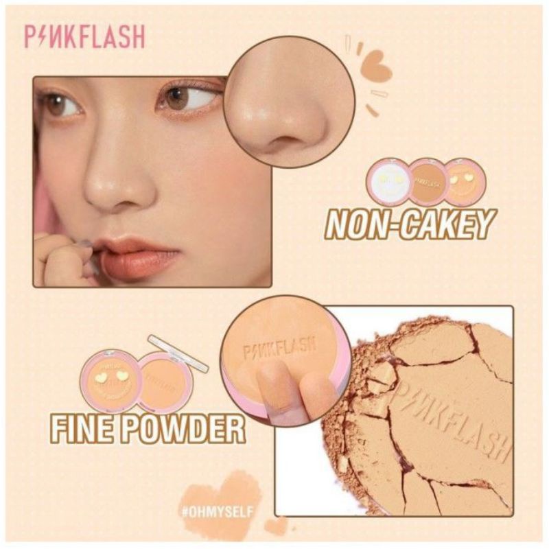 ❤️Miss Vinka❤️PF-F08 PINKFLASH OhMySelf Matte Pressed Powder