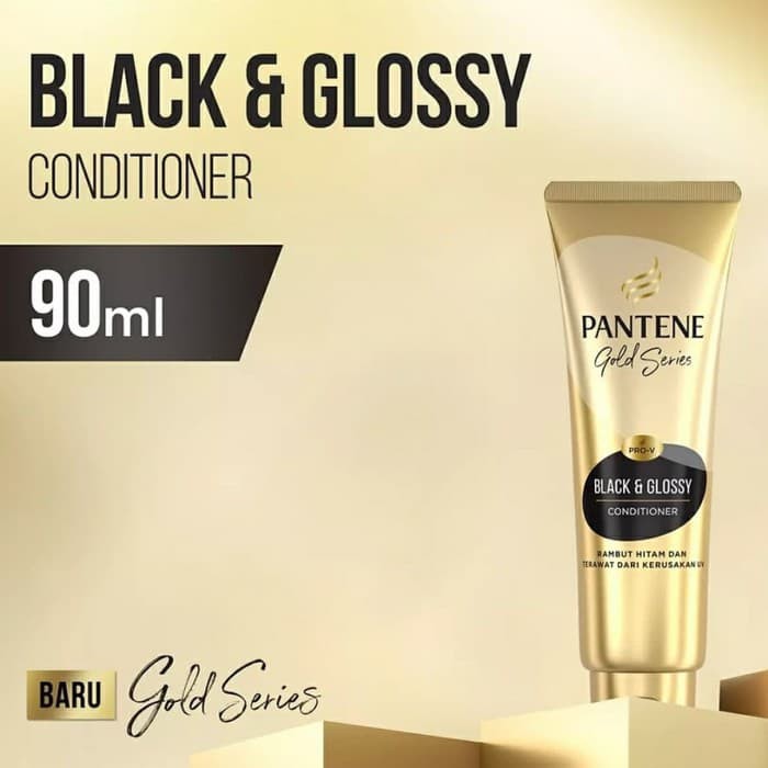 Pantene Conditioner Gold Series Black & Glossy 90ml