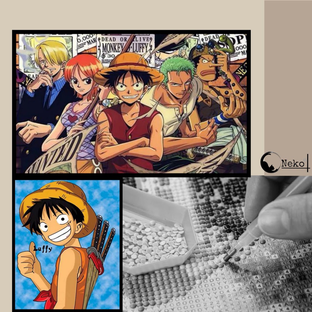 

⭐Oneko⭐ Diamond 3D 5D Painting {40x30cm} Anime One Piece