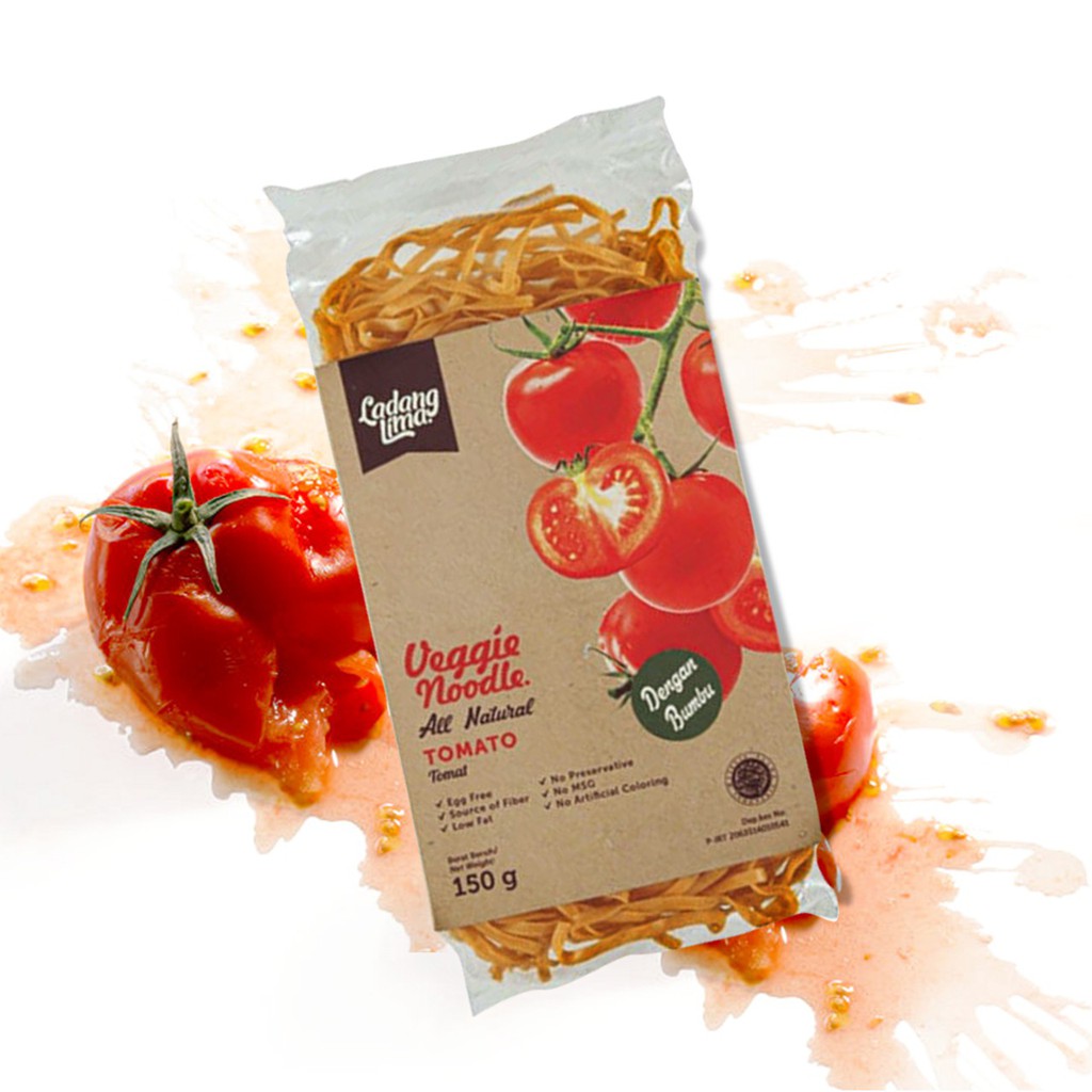 

Ladang Lima Veggie Noodle Tomato 150gr (MIe Organik Tomat)