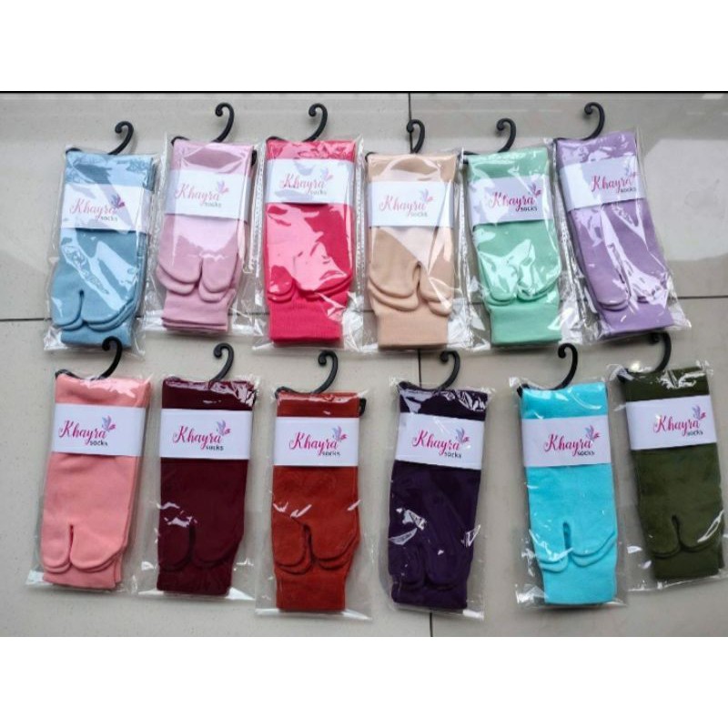 TERMURAH SARUNG KAKI JEMPOL KAOS KAKI HIJAB MUSLIMAH IBU-IBU MENGAJI BAHAN ADEM