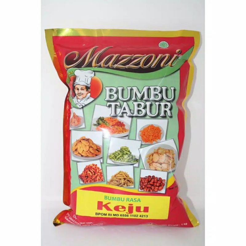 1kg Mazzoni Keju Bumbu Tabur Rasa Keju 1 kg Mazoni