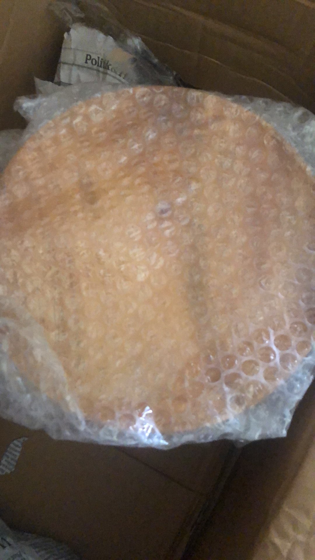 Piring Kayu Mahoni Diameter 20 Cm