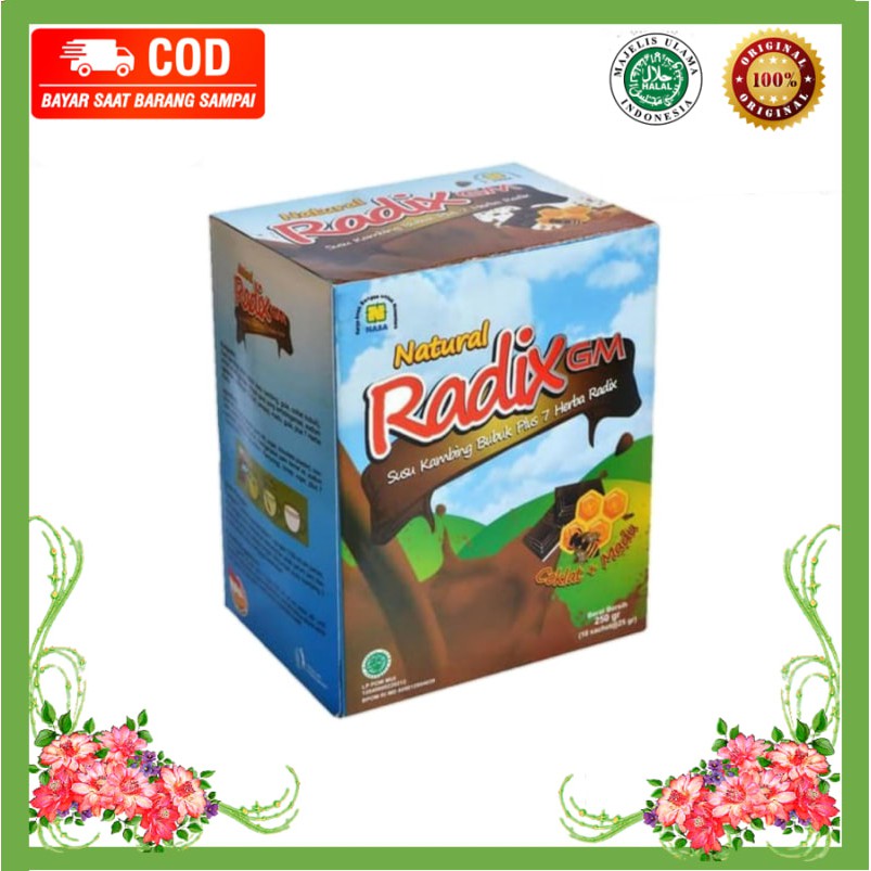 

Susu Bubuk Radix Susu Kambing Etawa Rasa Cokelat SHOPIA NASA