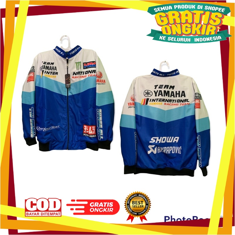 Jaket Musim Dingin Tebal hangat / JAKET NASCAR JAKET RACING TEAM YAMAHA/TEAM HONDA/TEAM SUZUKI
