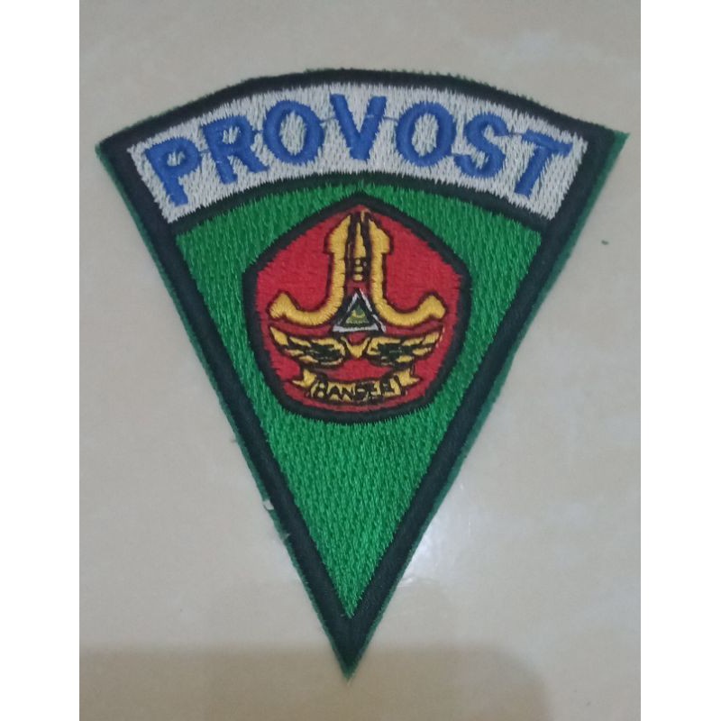 badge bordir provost banser,satkoryon ,satkorcab