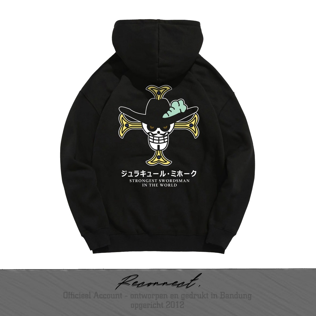 Reconnect Sweater Pullover Hoodie Anime One Piece Mihawk