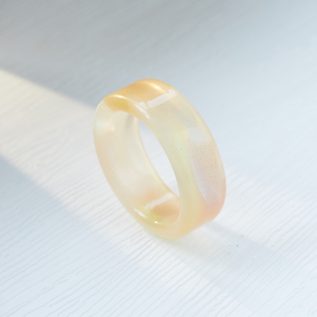 Cincin Bahan Resin Warna Permen Untuk Pria Dan Wanita