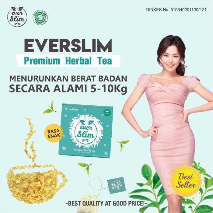 [COD] TEA EVERWHITE - Everslim Tea - Ever White - BAB Lancar - Detox Racun - Ampuh dalam 3 minggu