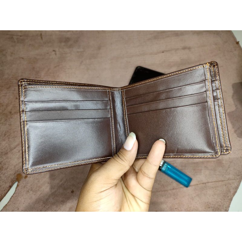 Dompet Pria 100% kulit sapi asli 3 Dimensi in1