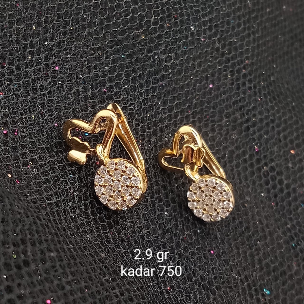 Anting Emas 17K - 2.9 gr Kadar 750 - 183