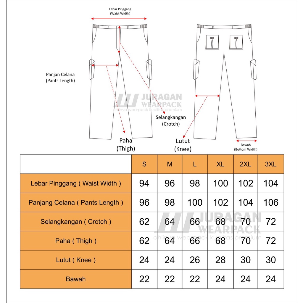 Baju Kerja Safety Setelan/Wearpack Proyek Set Warna Merah