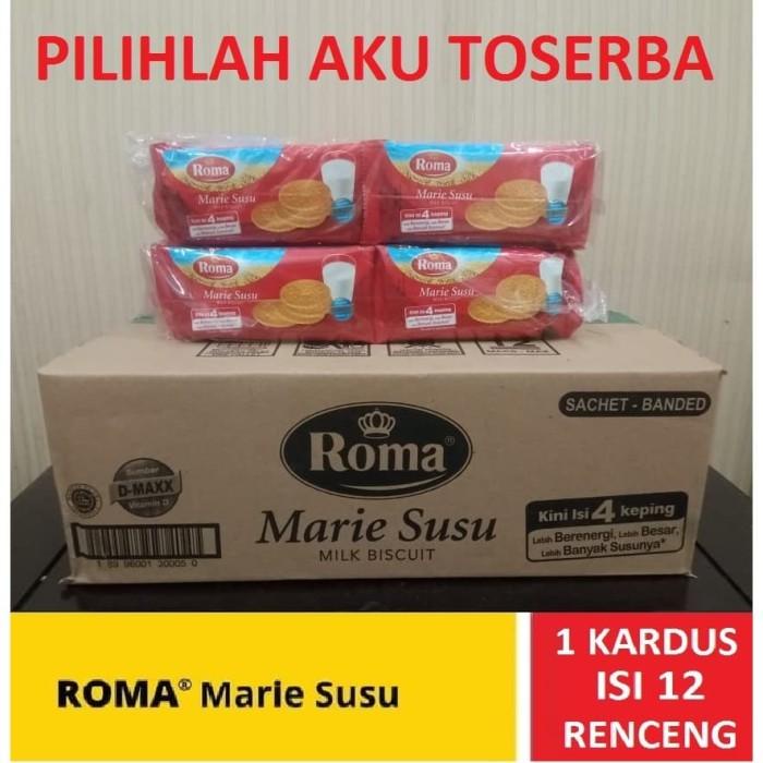 

Biskuit Roma Marie Susu Biscuit 21 Gr - 1 Dus Isi 12 Renceng