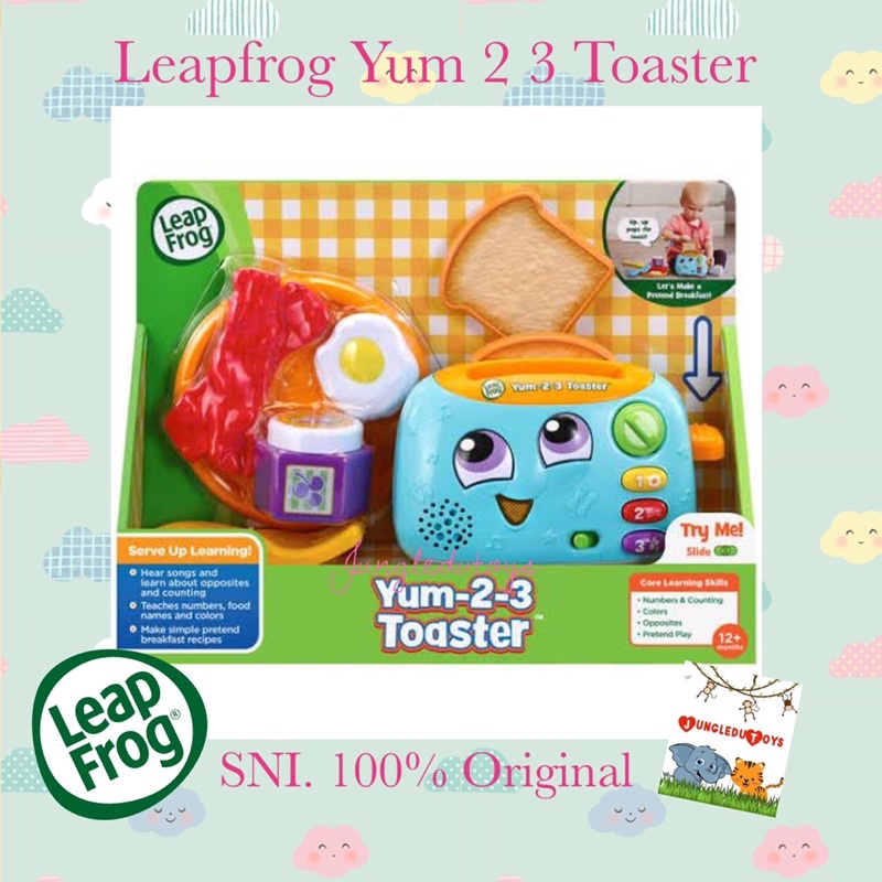 Leapfrog Yum 2 3 Toaster Original Mainan Masak Masakan Edukasi Anak Bayi