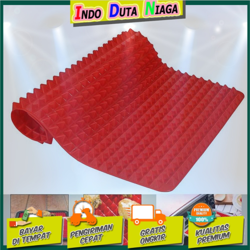 Aihogard Alas Masak Pyramid Silicone Non-stick Oven Mat - JJ1370-01