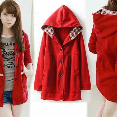 JAKET MELDA BAHAN BABY TERRY LD 94 PJ 59 / TERMURAH