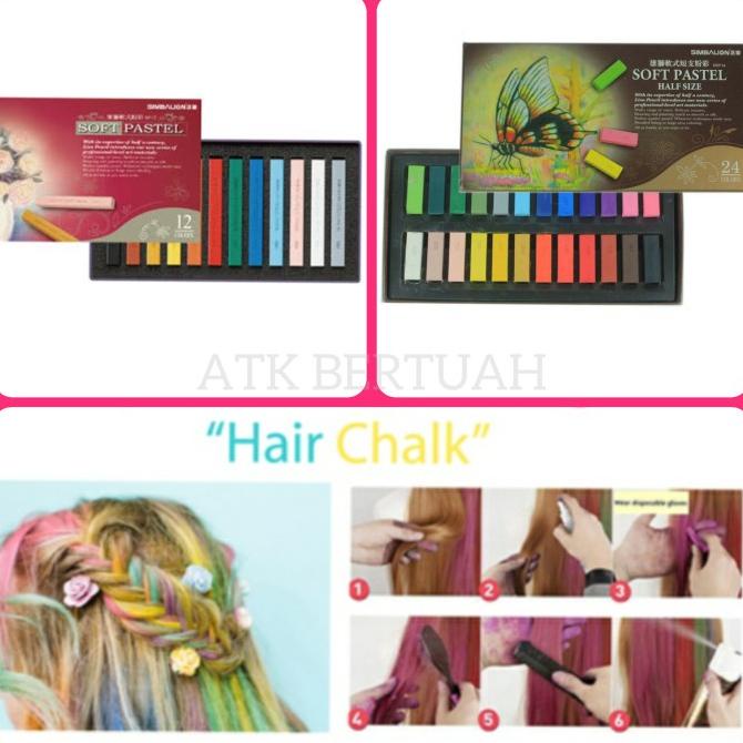 

Simbalion Soft Pastel Hair Chalk Kapur Warna Rambut