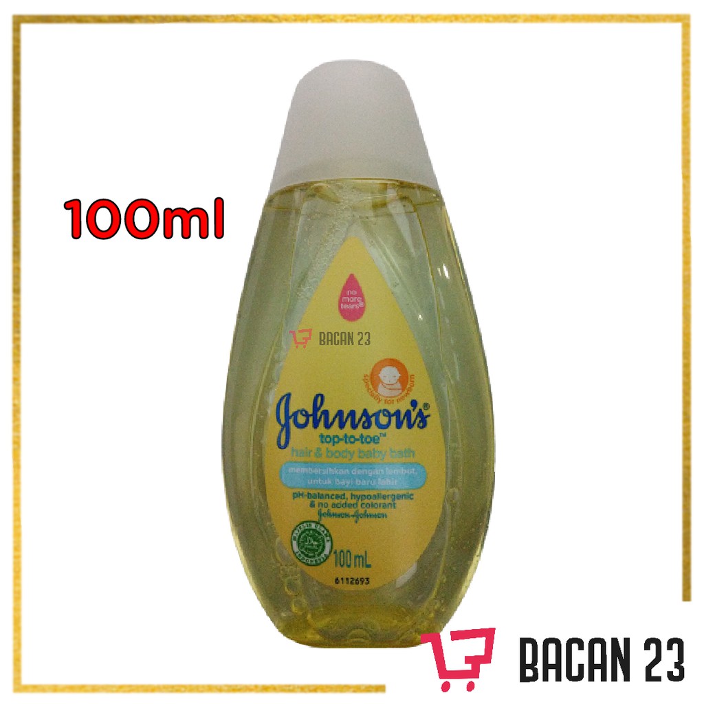 Johnson's Baby Top To Toe Hair &amp; Body Baby Bath ( 100 ml ) / Sabun Bayi / Bacan 23 - Bacan23