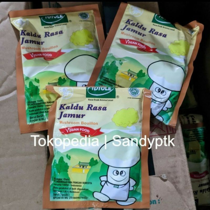 

TOTOLE 400 gr Kaldu Rasa Jamur Mushroom Bouillon Vegetarian Vege Vegan