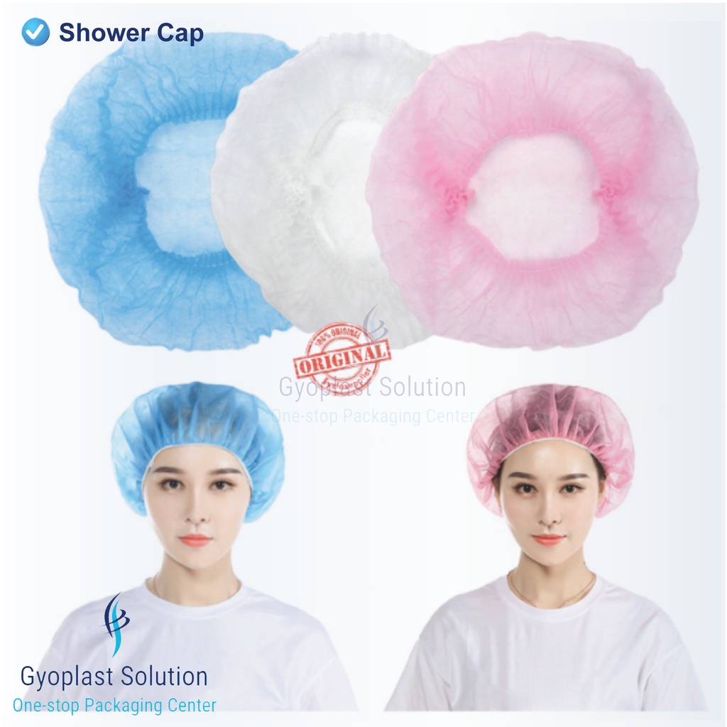 Disposable Nurse Cap Koki HairNet Penutup Kepala Rambut Head Surgical Shower Sekali Pakai Medis Sula