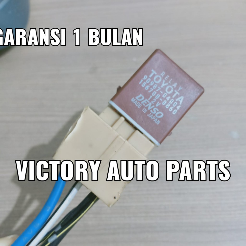 Relay ac toyota isuzu 12v kaki 5 k5 FREE KABEL SOKET ORI COPOTAN