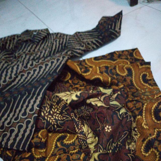 Diskon Bswart Batik Hrb026 Kenongo Hem Pendek Padi Pekalongan M L Xl Batik Pria Murah Modern Grosir