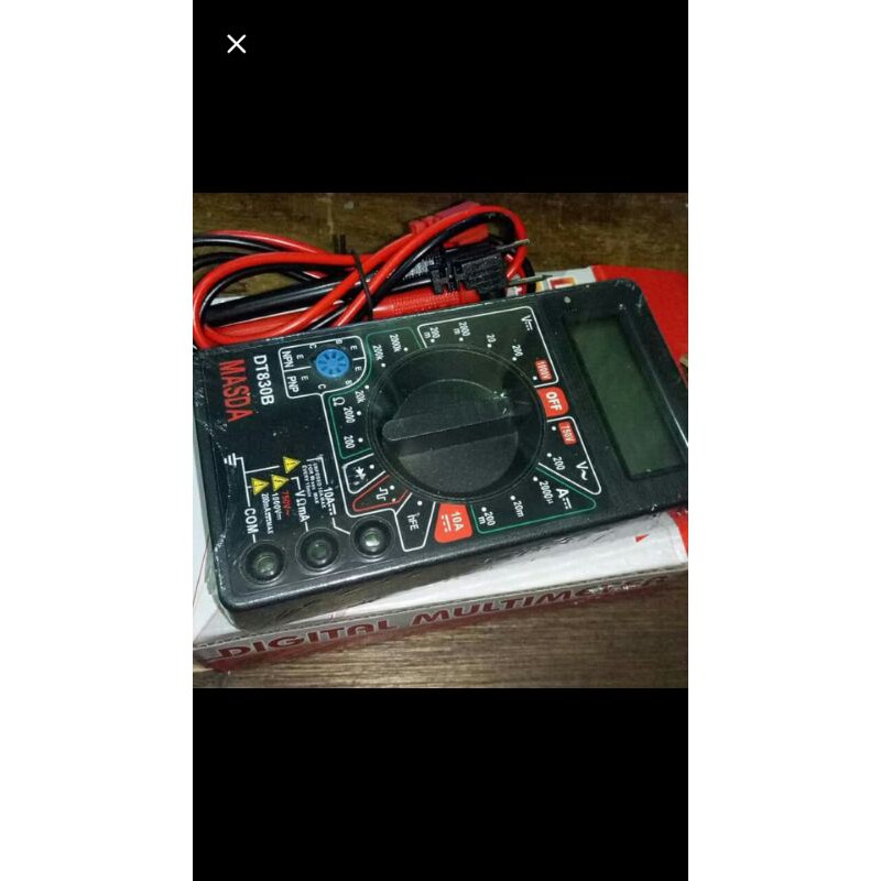 Tester Digital Multimeter Multitester DT830B