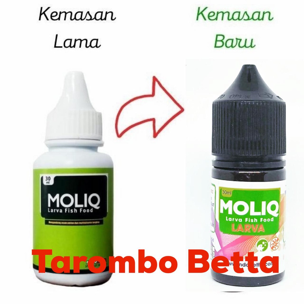 MOLIQ LARVA Makanan Burayak Ikan Pakan Cair SEPERTI LIQUIFRY Infusoria