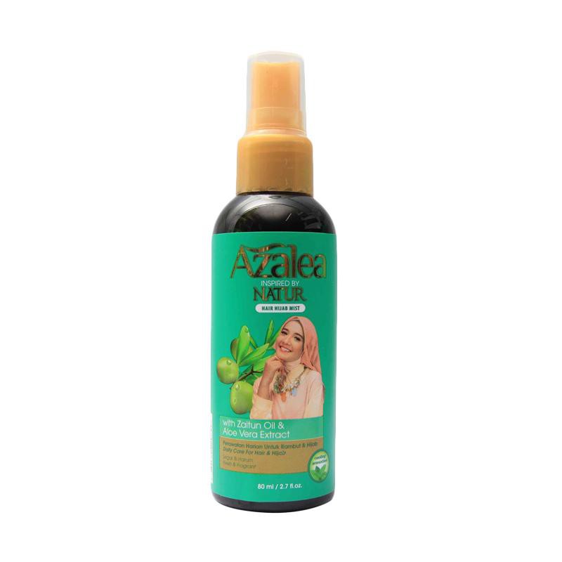 Azalea Hair Mist Hijab With Zaitun Oil &amp; Aloe Vera Extract 80 ml