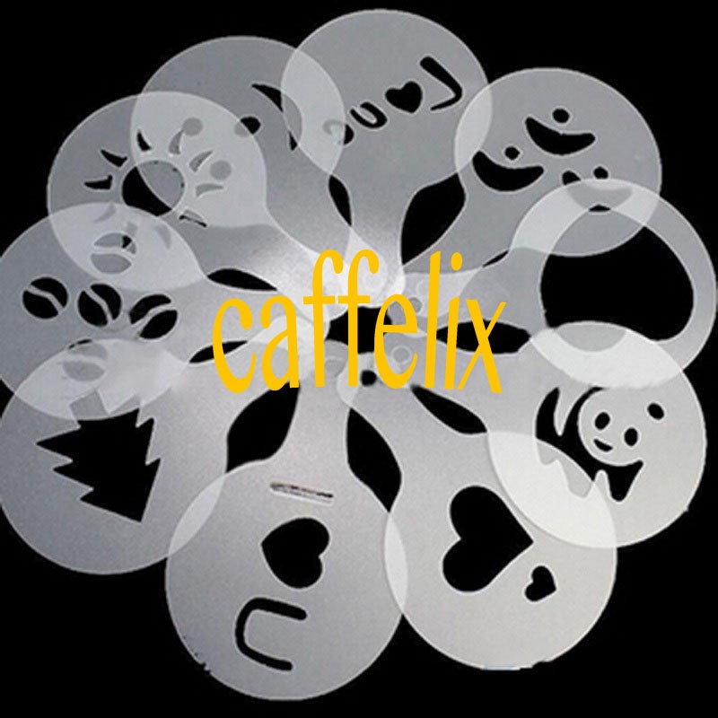 

Latte Art Stencil - Penghias Kopi Berbahan Plastik