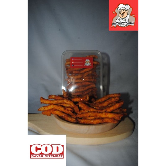 

Cemilan Enak ! Tempe tempe / Tempe Balut Goreng pedas