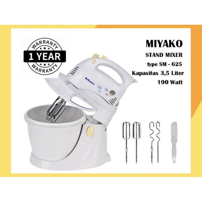 Jual Stand Mixer Miyako SM625 / SM 625 2in1 Shopee Indonesia