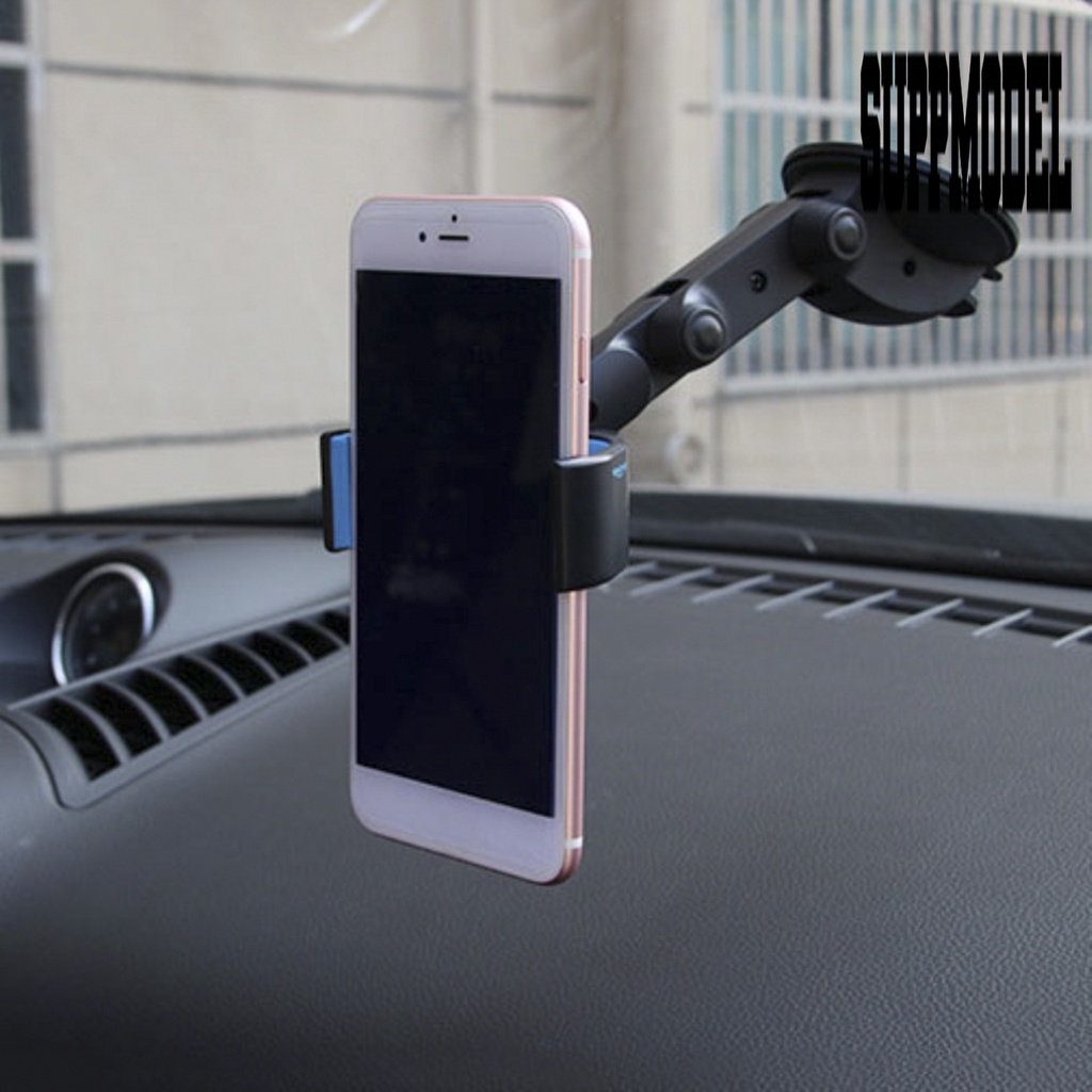 Stand Holder Handphone Universal Dapat Dilipat 360 Derajat Untuk Kaca Depan Mobil