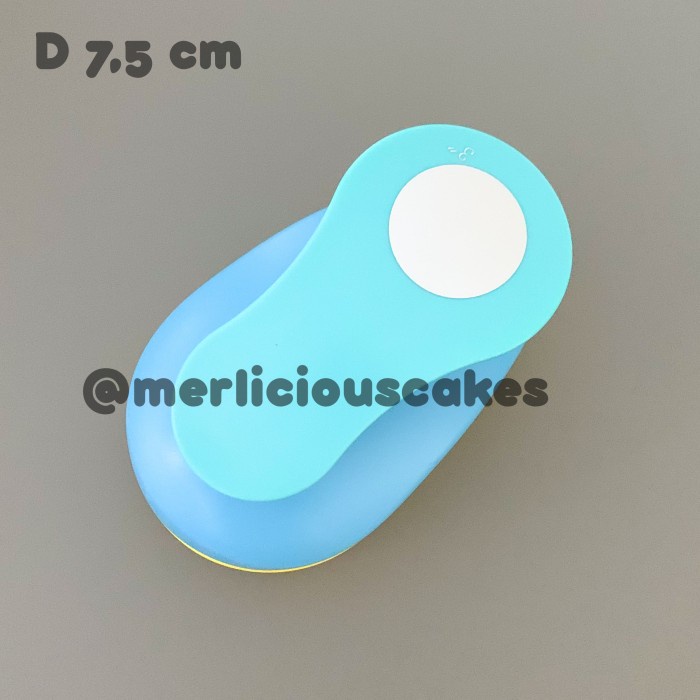 

7,5 Cm Round Bulat Wafer Paper Puncher Pembolong Kertas