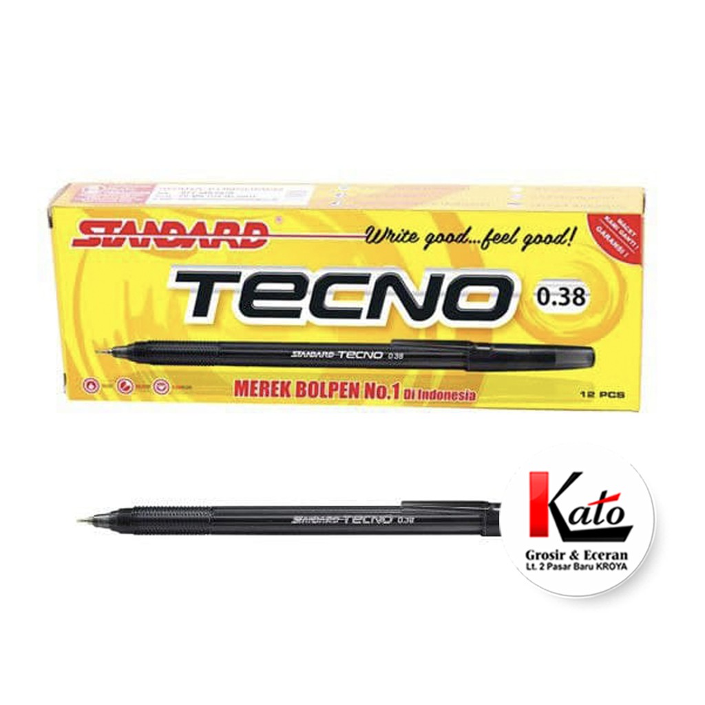 

Ballpoint Pack Standard Tecno // Isi 12Pcs