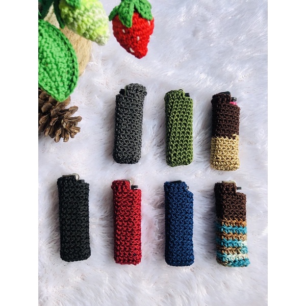 Sarung korek Api Tokai | wadah korek Api Rajut