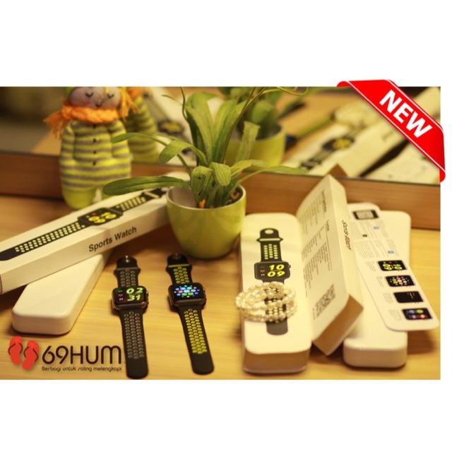 Smartwatch IWO 4 - IWO 3 Plus Watch Clone Nike+ Series 42mm