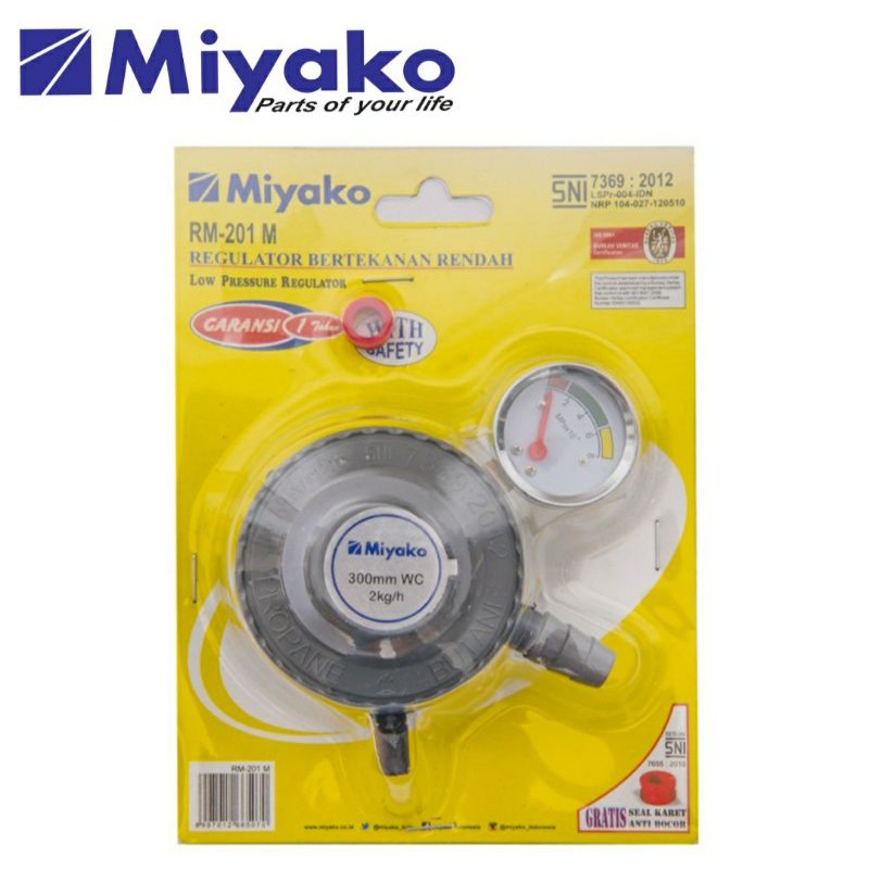 Kepala Gas Regulator Miyako RM 201 M Kepala Regulator Miyako 201M Tanpa Selang Regulator