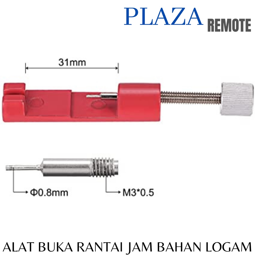 ALAT PEMBUKA RANTAI TALI JAM TANGAN MINI BAHAN LOGAM PIN REMOVER KIT