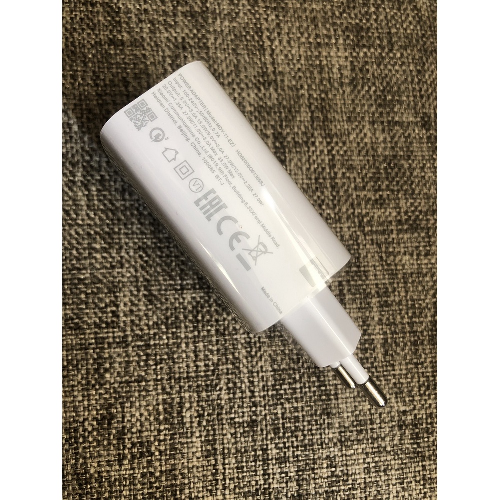CHARGER XIAOMI 33WATT ORI OEM TYPE-C MODEL MDY-11-EZ POWER ADAPTER