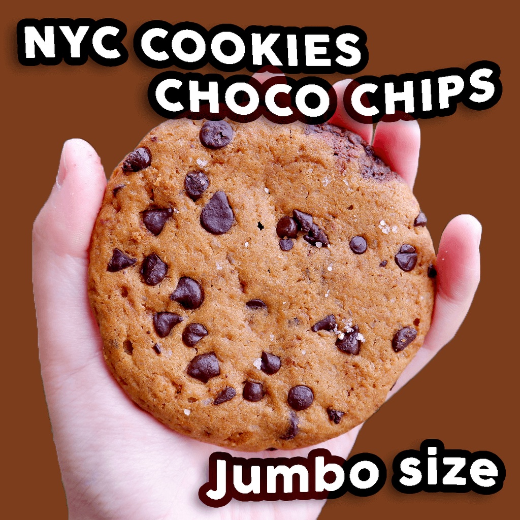 

OBE Choco Chips Jumbo Cookies ala New York Style