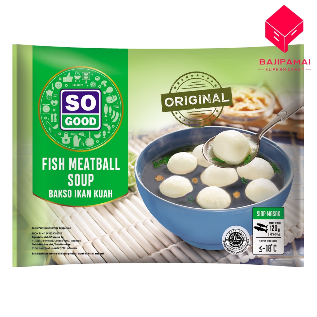 

SO GOOD BAKSO IKAN KUAH ORIGINAL 120 GR