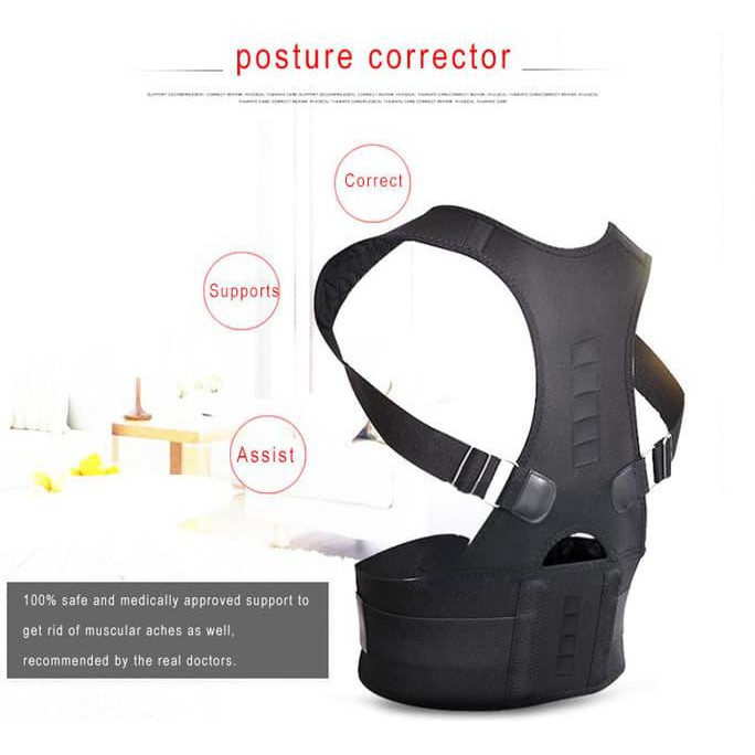 Korset Kesehatan Tulang Belakang Koreksi Postur Punggung - L