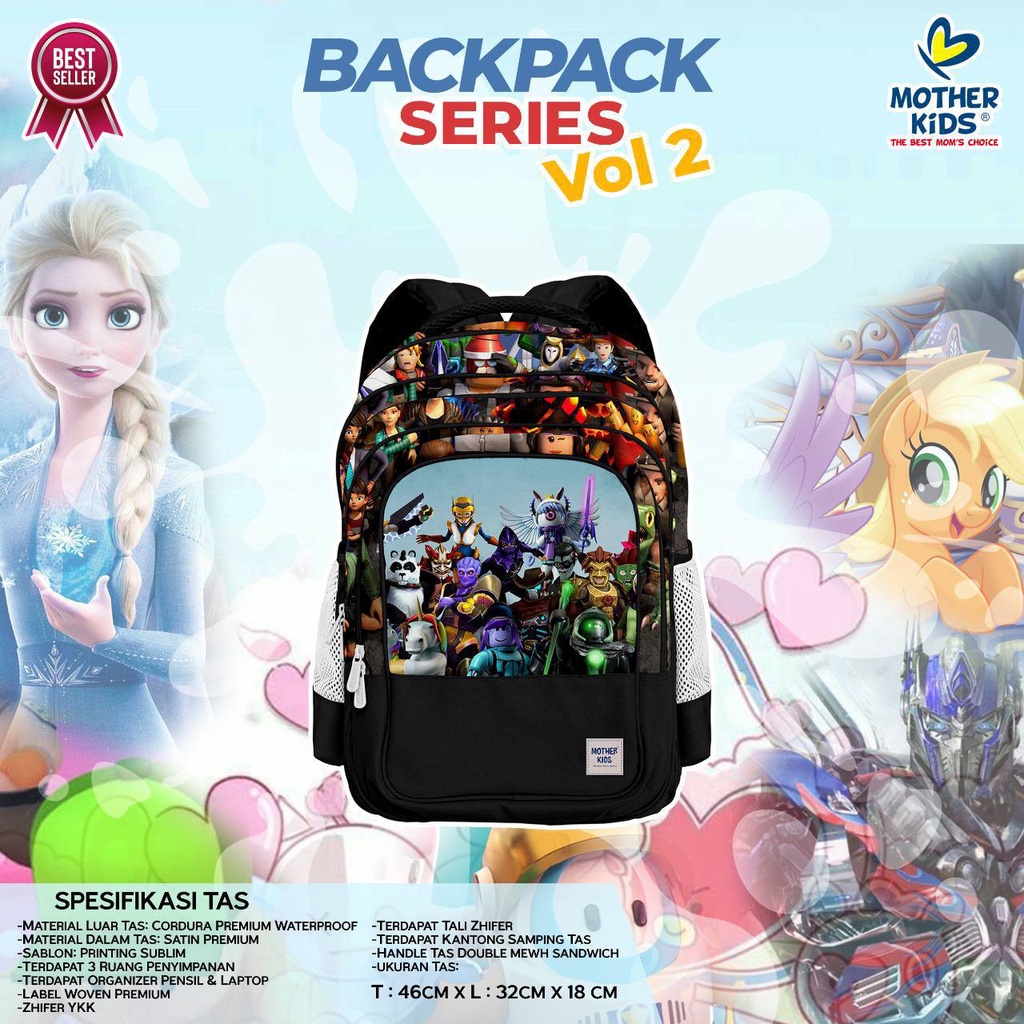 Karakter Bag School Mother Kids Volume 2