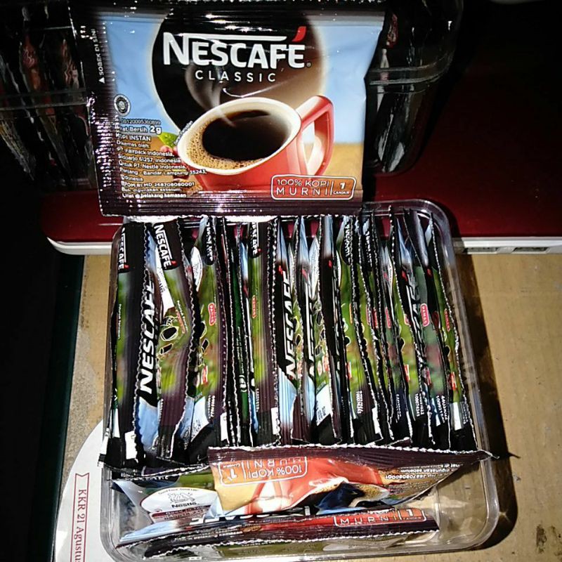 

Nescafe Classic 2 Gram | Kopi Nescafe Classic | Kopi Classic | Kopi Bubuk | Kopi Hitam | Kopi