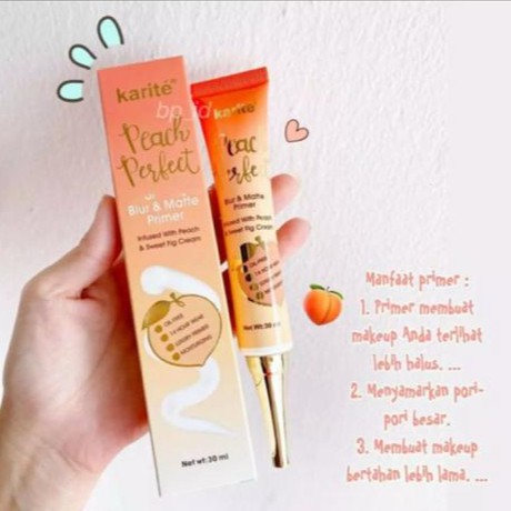 (cyber) cod jaminan termurah karite Primer Peachy verymi BB blur&amp; matte