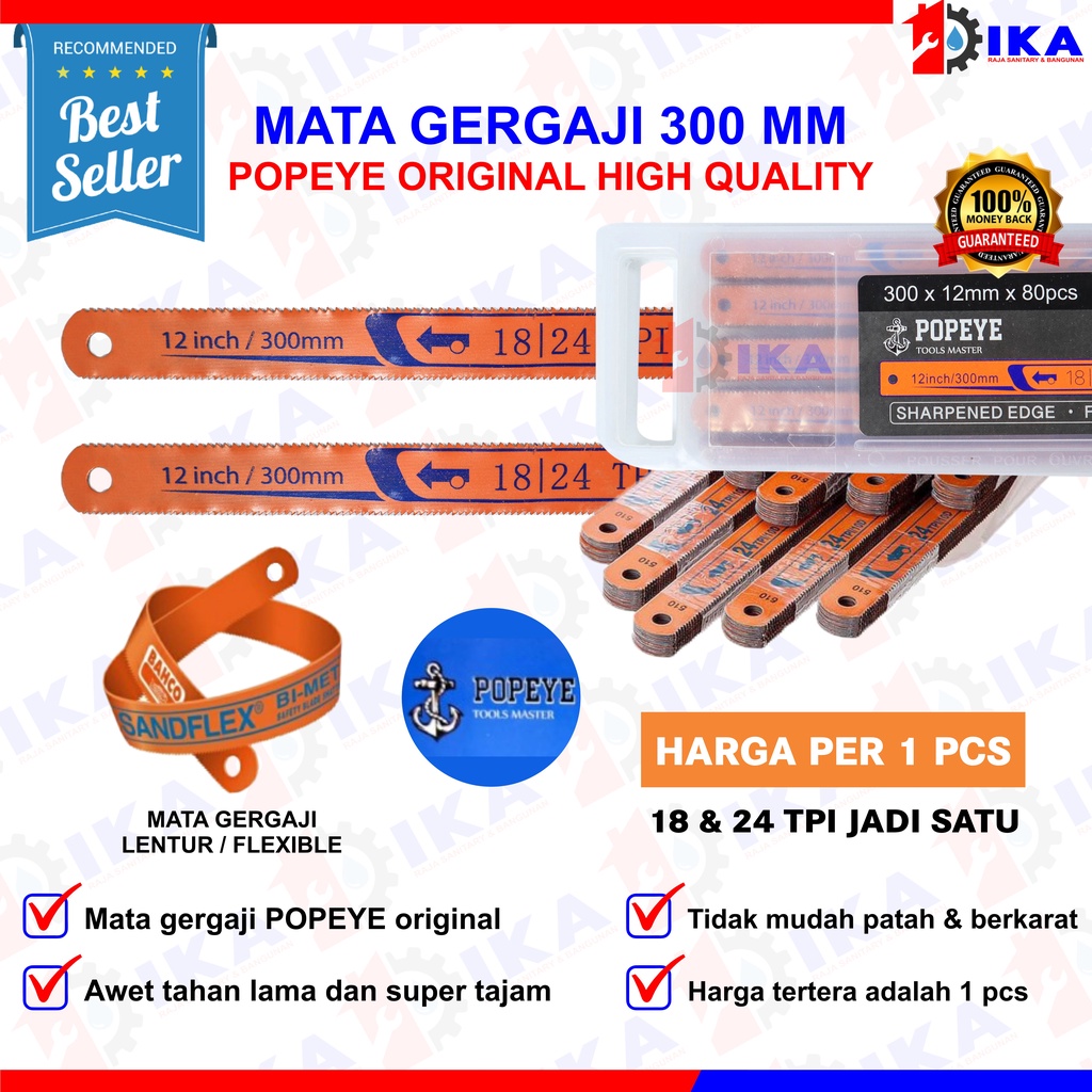 MATA GERGAJI BESI ORANGE MATA 18T dan 24T  MURAH/ MATA GERGAJI TRIPLEX/ GERGAJI BESI 18T