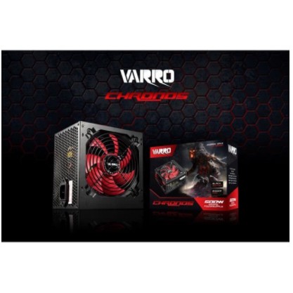 Power supply gaming varro 500 watt ATX 12cm fan Chronos for computer - Psu Pc 500w 120mm fan