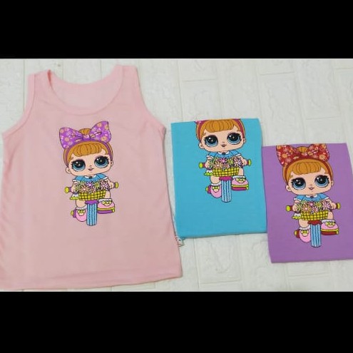 TANKTOP ANAK PEREMPUAN / TANKTOP ANAK CEWE / TANK TOP ANAK MOTIF / SINGLET ANAK PEREMPUAN/ SINGLET